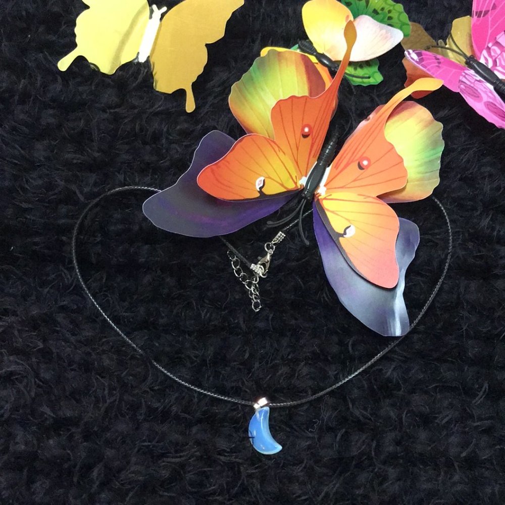 Boho Half Moon Necklace